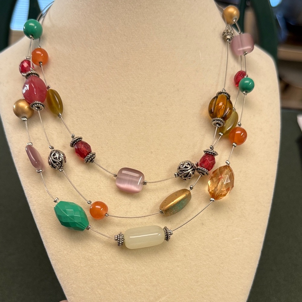 Lia Sophia Vibrant Beaded Necklace